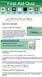 Mobile Screenshot of firstaidquiz.com